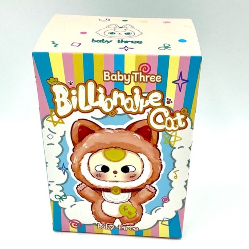 Baby Three Billionaire Cat Plush Toy